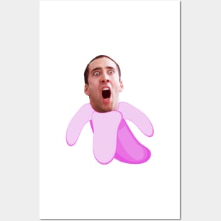 Nicholas cage banana Posters and Art